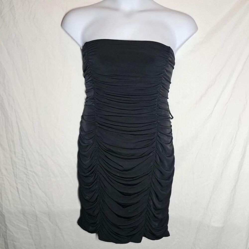 ruby rox y2k 2000s vintage deadstock ruched strapless plus size dress size 3x
